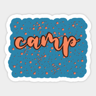 Camp Sticker